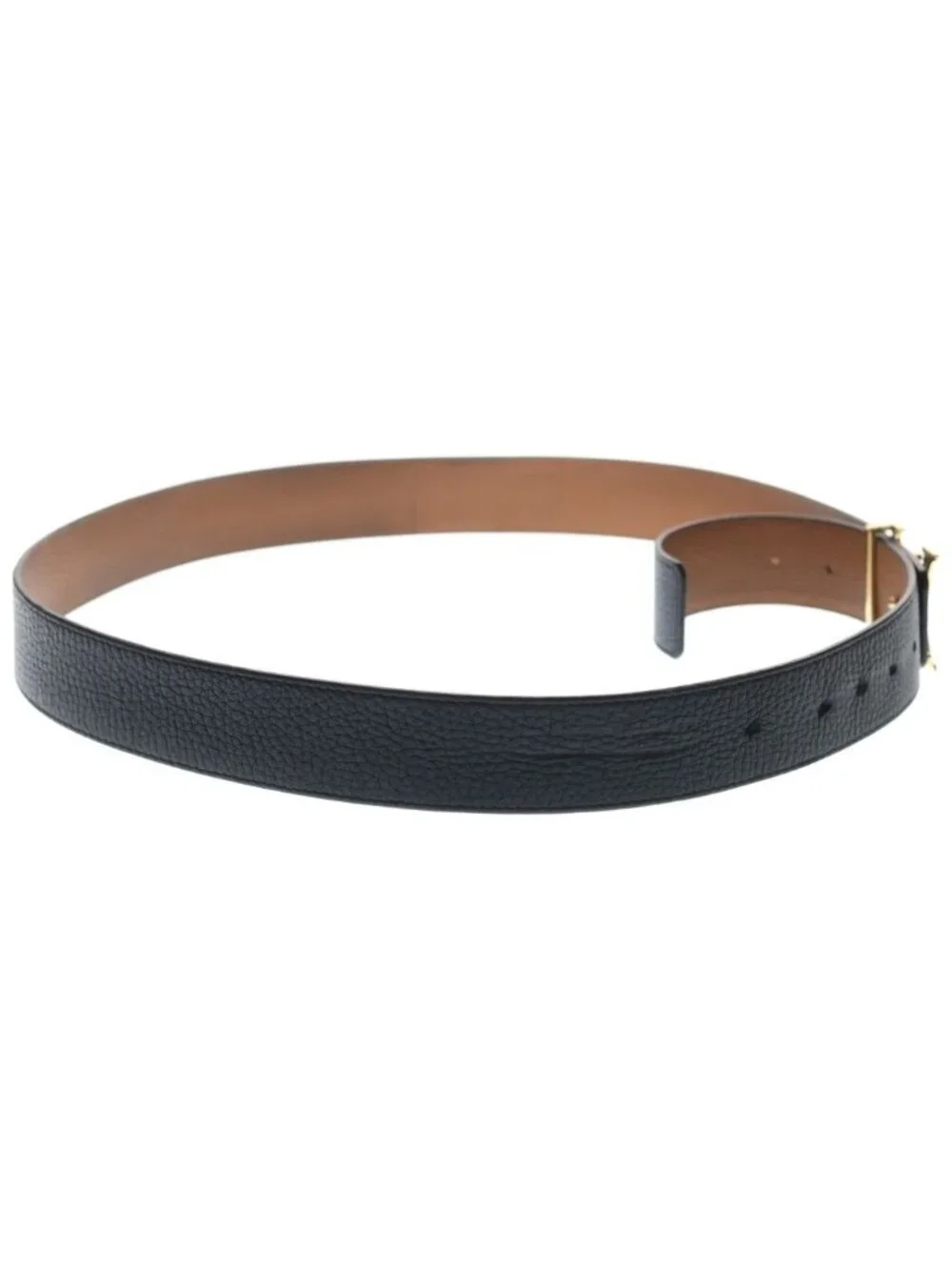 Louis Vuitton LV Initial Ceinture Reversible Leather 40 Black Brown Belt